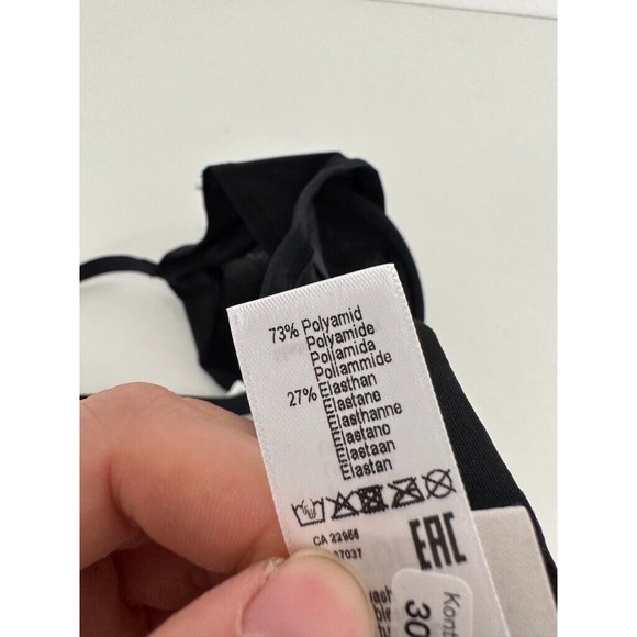 Hanro Women's Smooth Illusion Black Size 32D Comfort Tshirt Bra Underwire NEW - Picture 9 of 10